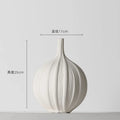Simple and Creative Simple Elegant Ceramic Vase Decoration Dry Flower Arranger Living Room Advanced Sense of Home Decoration